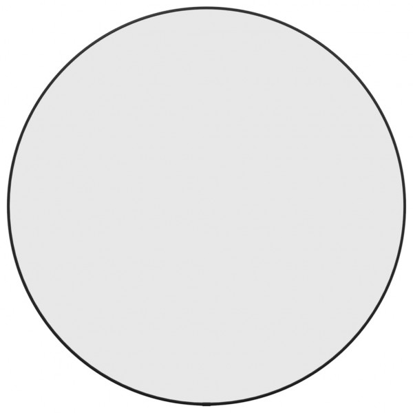 Espejo de pared redondo negro Ø 60 cm M 2