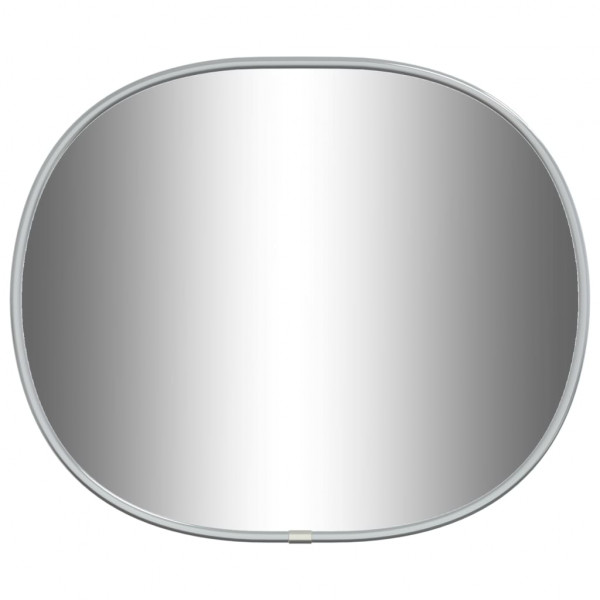 Espejo de pared plateado 30x25 cm M 2