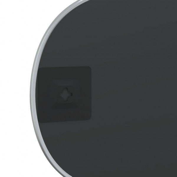 Espejo de pared plateado 30x25 cm M 5