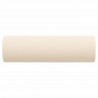 Almofadas decorativas 2 pcs Ø15x50 cm veludo cor creme 4