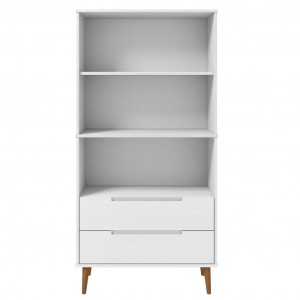 Estante MOLDE 85x35x170.5 cm pinho maciço branco H