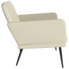 Banco 107x80x81 cm couro artificial cor creme 4
