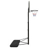 Canasta de baloncesto polietileno negro 258-363 cm 3