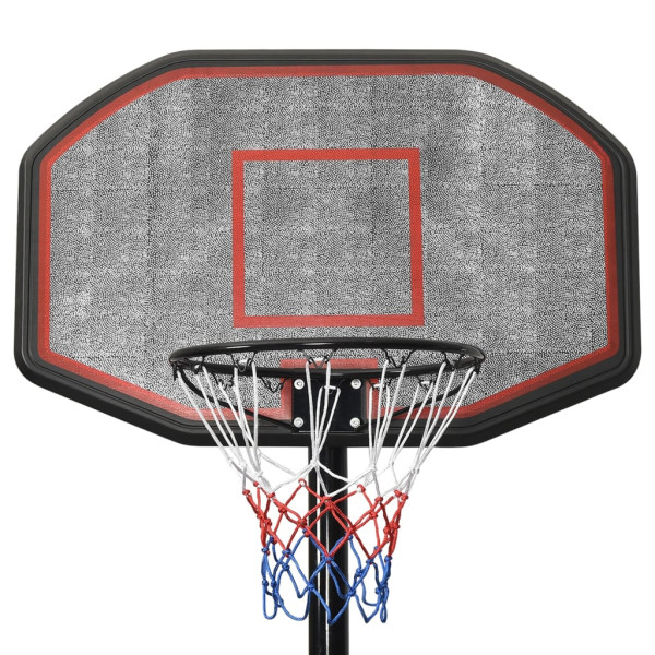 Tabela de basquetebol 258-363 cm polietileno preto M 5