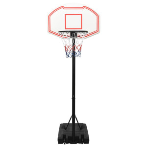 Tabela de basquetebol 237-307 cm polietileno branco H