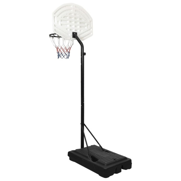 Tabela de basquetebol 237-307 cm polietileno branco M 4