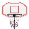 Tabela de basquetebol 237-307 cm polietileno branco 5