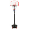 Canasta de baloncesto polietileno blanco 216-250 cm 2