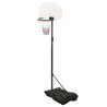 Tabela de basquetebol 216-250 cm polietileno branco 4