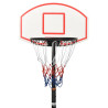 Canasta de baloncesto polietileno blanco 216-250 cm 5