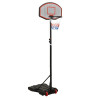 Tabela de basquetebol 216-250 cm polietileno preto 1