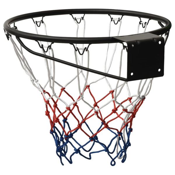 Cesto de basquetebol 45 cm aço preto M 4