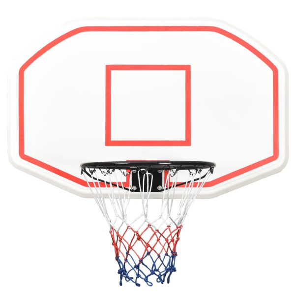 Tablero de baloncesto polietileno blanco 109x71x3 cm M 2