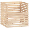 Compostador de madera maciza de pino 100x100x102 cm 2