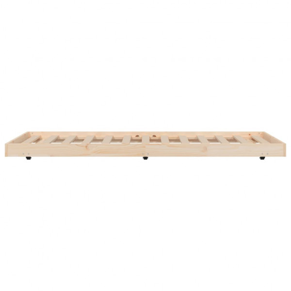 Estructura de cama madera maciza de pino 90x190 cm M 5