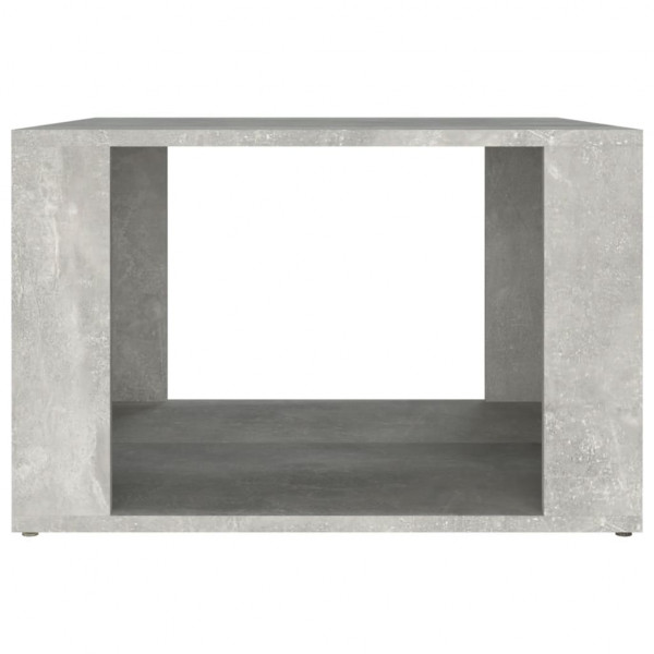 Mesita de noche madera contrachapada gris hormigón 57x55x36 cm M 5