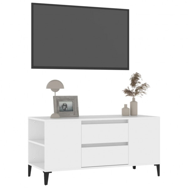 Móvel para TV 102x44.5x50 cm derivados de madeira branco M 4