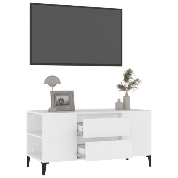 Móvel para TV 102x44.5x50 cm derivados de madeira branco M 5