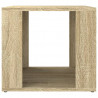 Mesita de noche madera contrachapada roble Sonoma 41x40x36 cm 5
