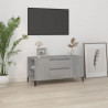Mueble de TV madera contrachapada gris Sonoma 102x44.5x50 cm 1