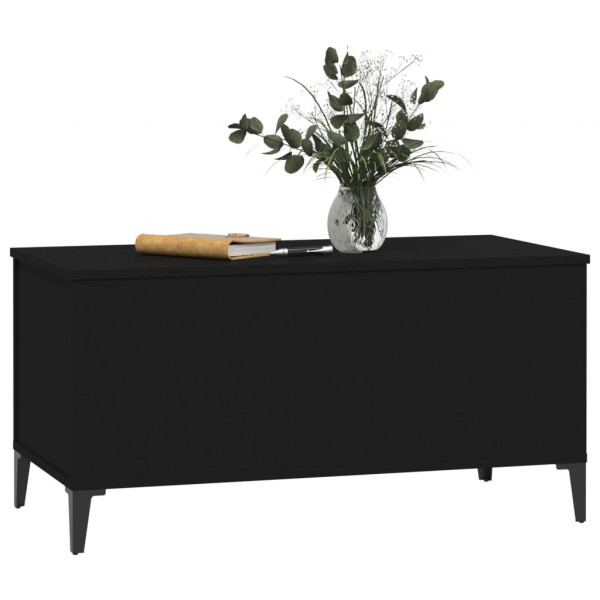 Mesa de centro 90x44.5x45 cm derivados de madeira preto M 4