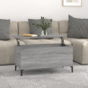 Mesa de centro madera contrachapada gris Sonoma 90x44.5x45 cm 1