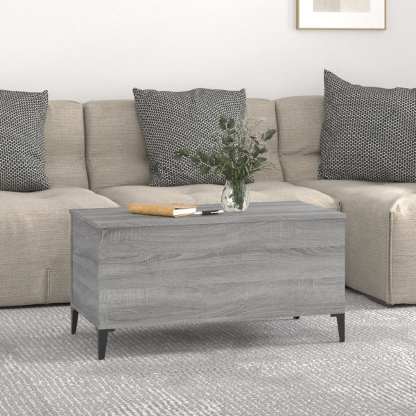 Mesa de centro 90x44.5x45 cm derivados de madeira cinza sonoma M 3