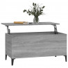 Mesa de centro madera contrachapada gris Sonoma 90x44.5x45 cm 5