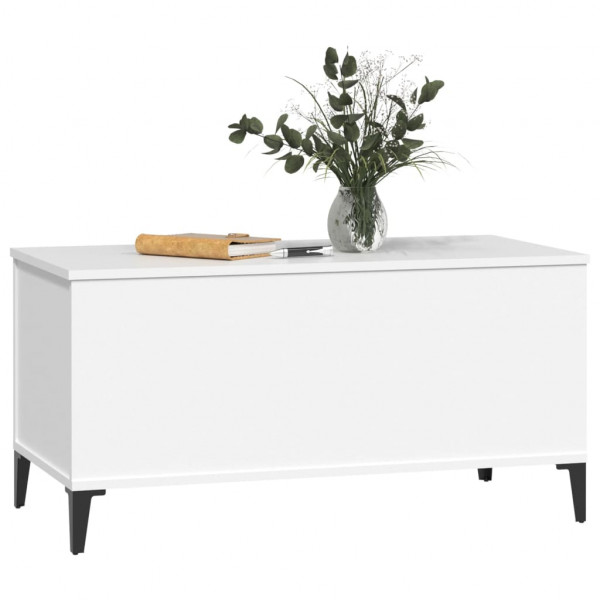 Mesa de centro 90x44.5x45 cm derivados de madeira branco M 4