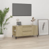 Mueble para TV madera contrachapada roble Sonoma 102x44.5x50 cm 1