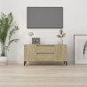 Mueble para TV madera contrachapada roble Sonoma 102x44.5x50 cm 3
