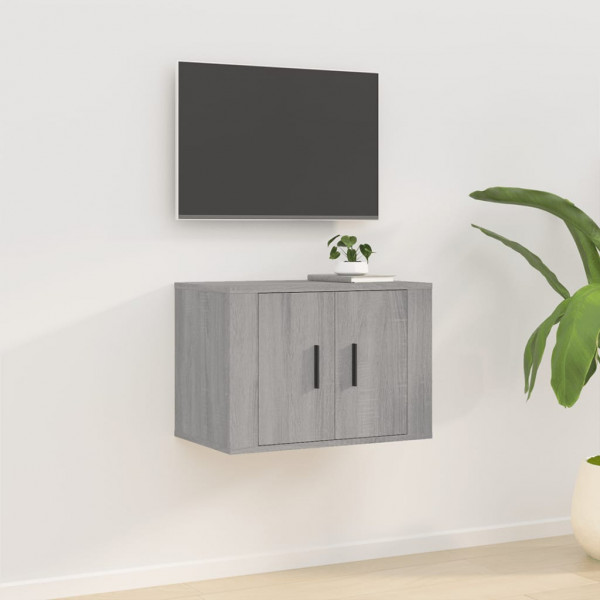 Mueble para TV de pared gris Sonoma 57x34.5x40 cm D