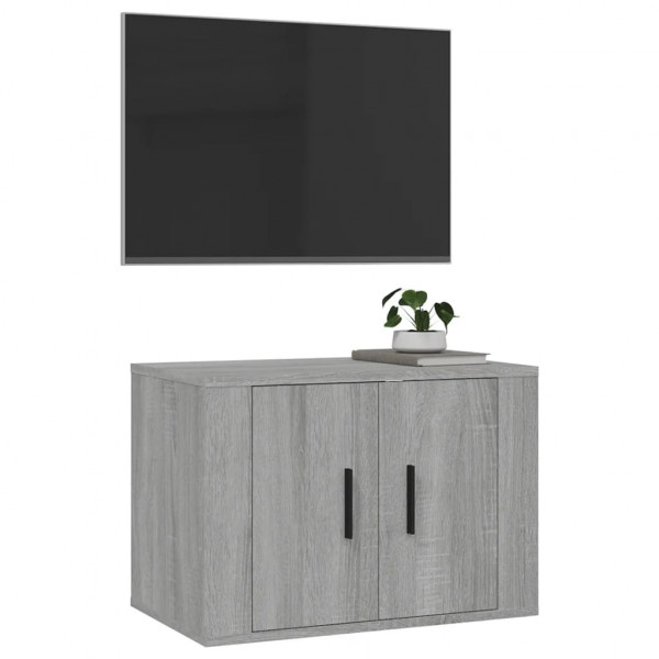 Móvel de TV para parede 57x34.5x40 cm cinzento sonoma M 4