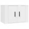 Mueble para TV de pared blanco 57x34.5x40 cm 2