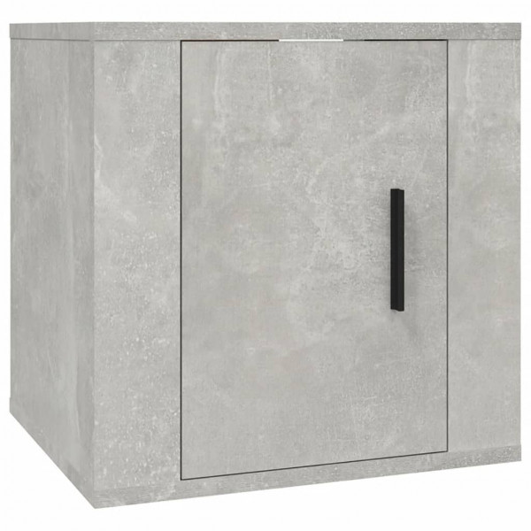 Mueble para TV de pared gris hormigón 40x34.5x40 cm M 2