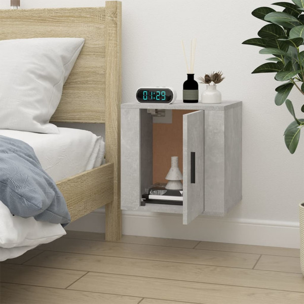 Mueble para TV de pared gris hormigón 40x34.5x40 cm M 4