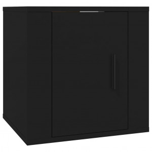 Mueble para TV de pared negro 40x34.5x40 cm H