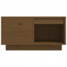 Mesa de centro madera maciza de pino marrón miel 60x61x32.5 cm 5