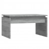 Mesa de centro madera contrachapada gris Sonoma 68x50x38 cm 2