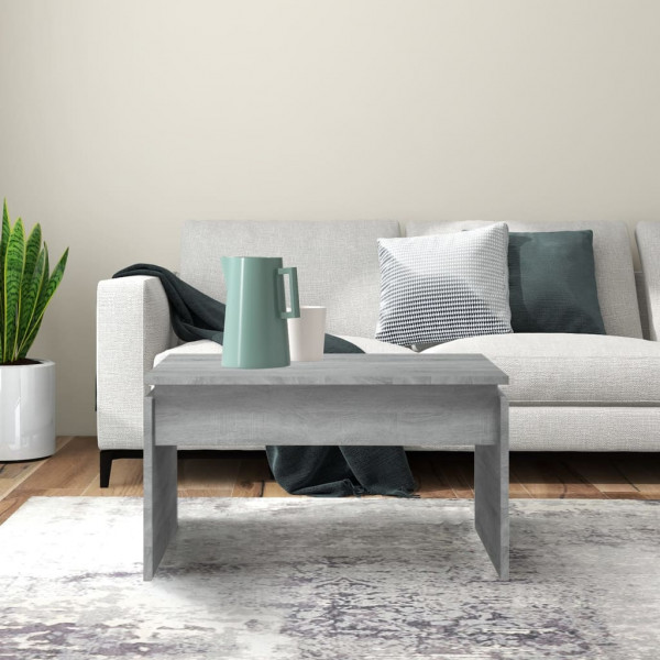 Mesa de centro 68x50x38 cm derivados de madeira cinza sonoma M 3