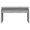 Mesa de centro madera contrachapada gris Sonoma 68x50x38 cm 5