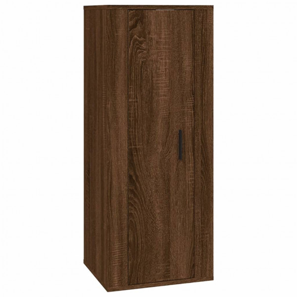 Mueble para TV de pared roble marrón 40x34.5x100 cm M 2