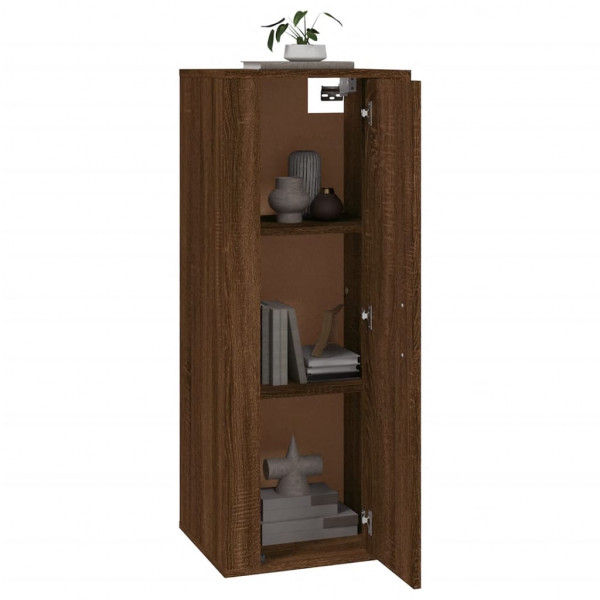 Mueble para TV de pared roble marrón 40x34.5x100 cm M 3
