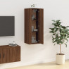 Mueble para TV de pared roble marrón 40x34.5x100 cm 4