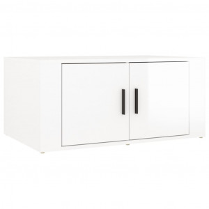 Mesa de centro 80x50x36 cm derivados madeira branco brilhante H