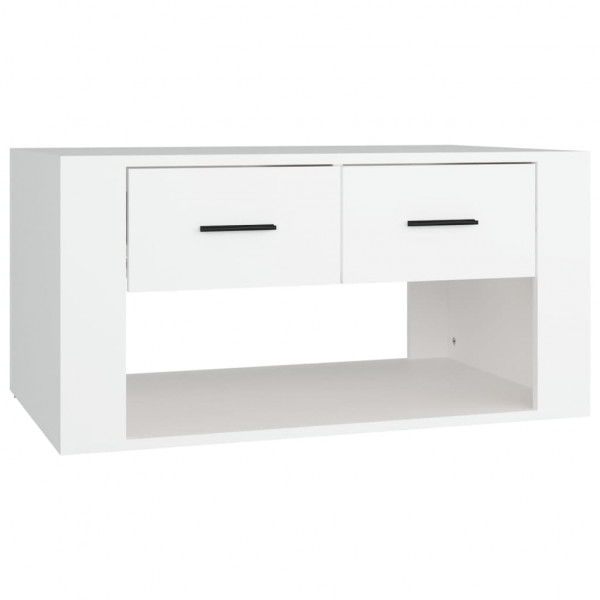 Mesa de centro 80x50x40 cm derivados de madeira branco M 2