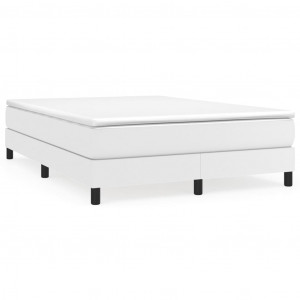 Estrutura de cama 140x200 cm couro artificial branco H
