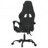 Silla gaming con reposapiés cuero sintético negro camuflaje 5