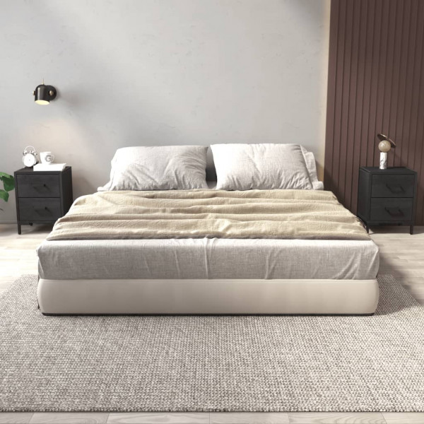 Mesitas de noche 2 uds madera maciza de pino negro 36x30x45 cm D