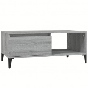 Mesa de centro 90x50x36.5 cm derivados madeira cinzento sonoma H
